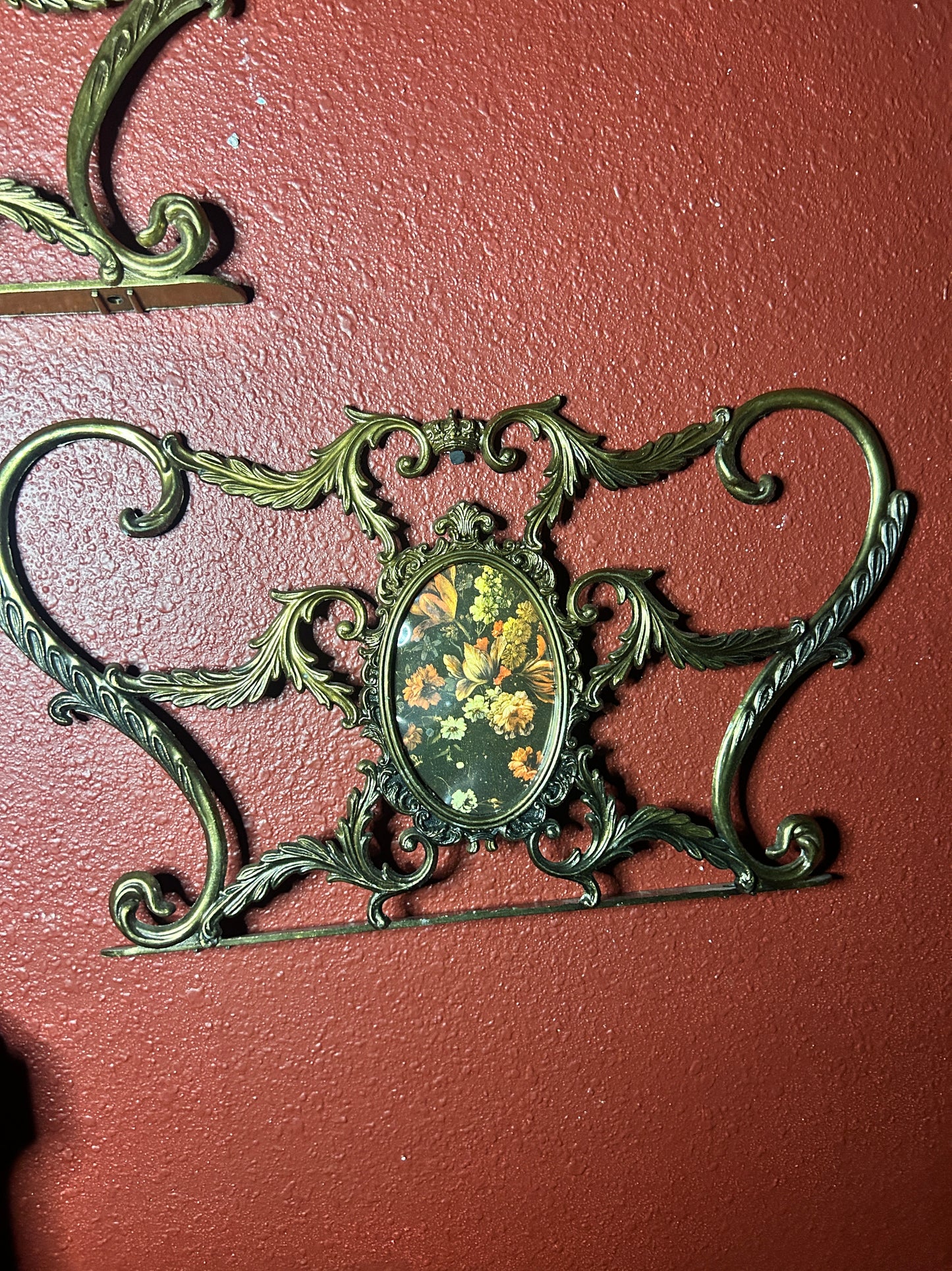 1940’s Magazine Rack turned into Pair of Large Baroque Style Frames