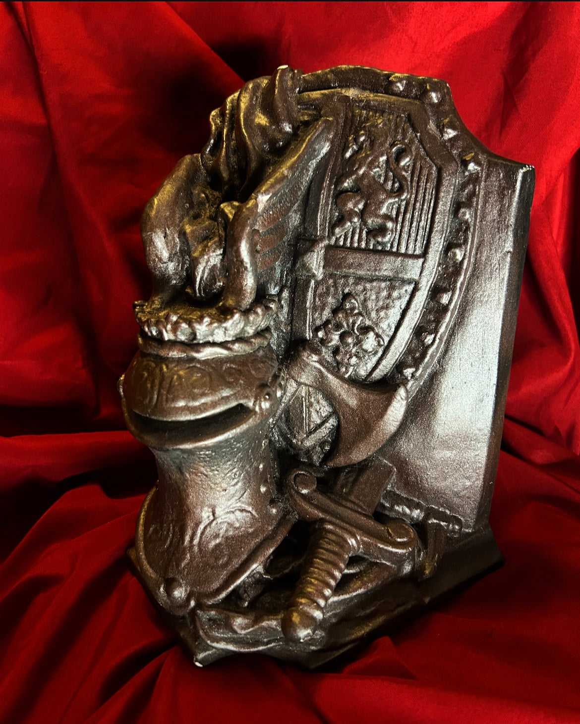 Large Knight Armor Paperweight/Bookend