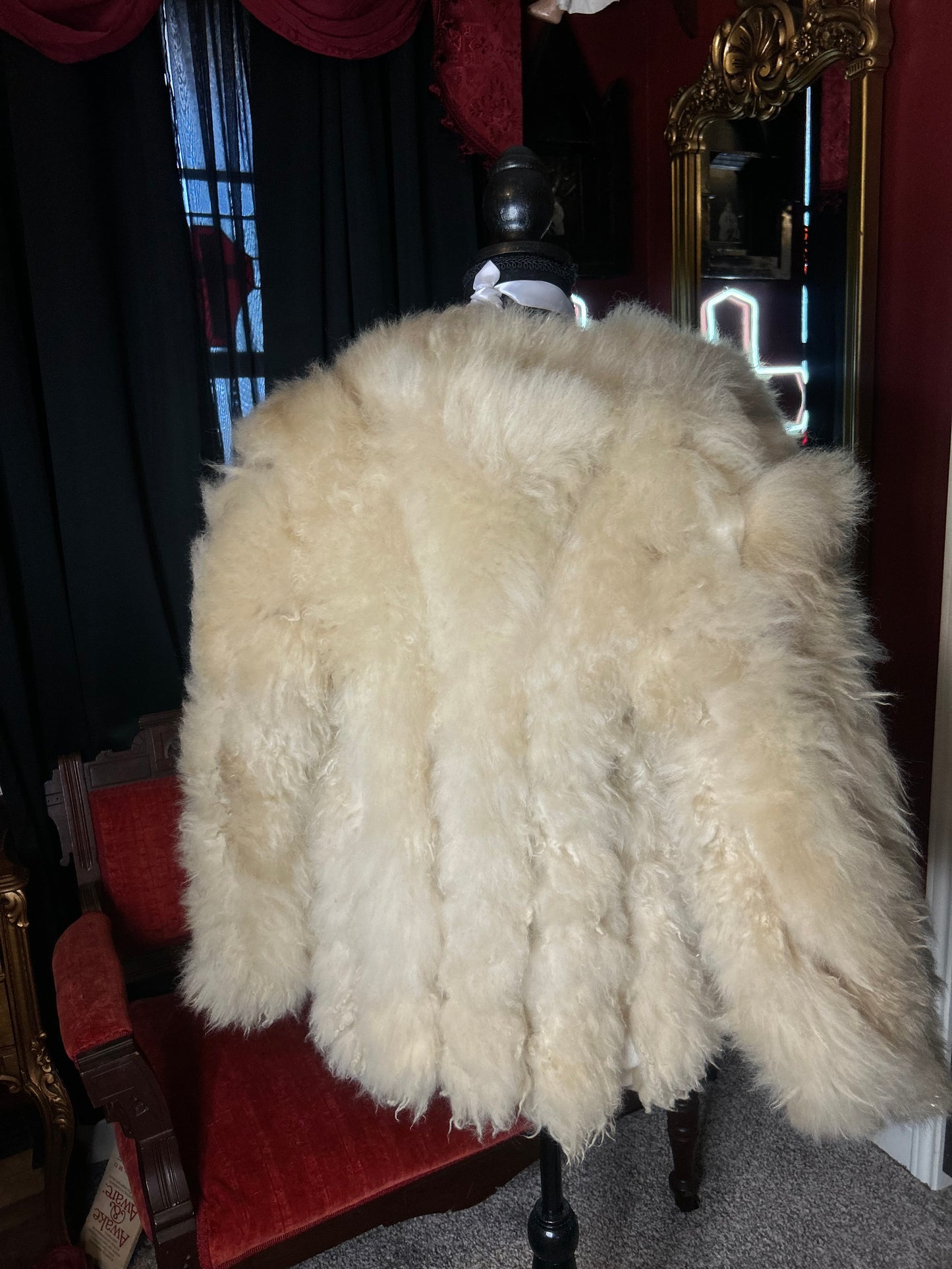 Vintage Dino Ricco American Lambskin Fur Coat