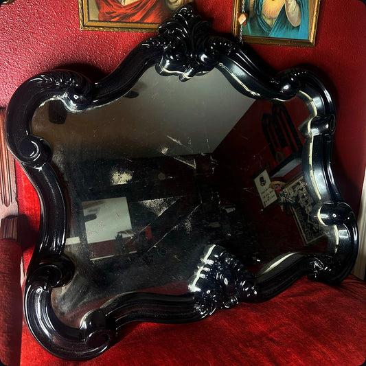 Large & Heavy Gothic Mirror